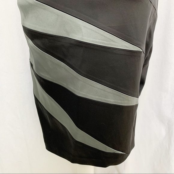 Jax // Black, Grey Starburst Design Y2K Mini Dress Sz 2 dr1 - Picture 3 of 9
